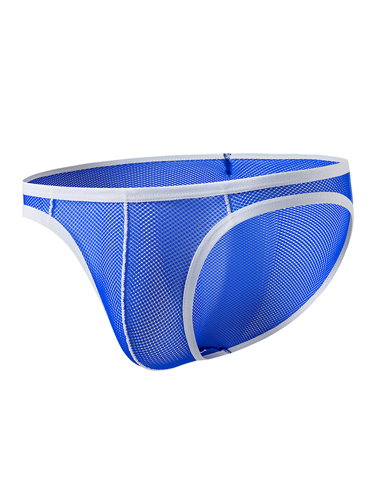 2 Pack Men's See-through Mesh Bikini