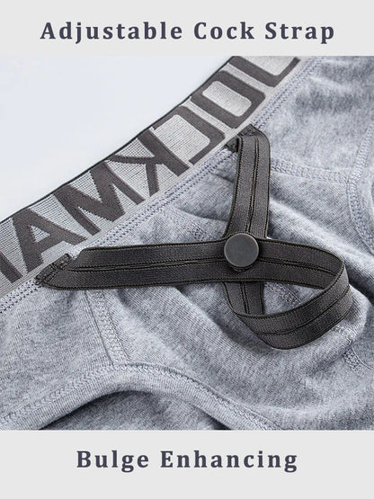 Men's Sexy Cotton Support Contour Pouch Briefs