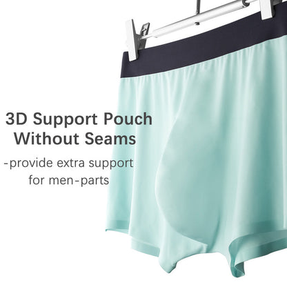 3 Pack Cool Trackless Thin Pouch Men's Trunks