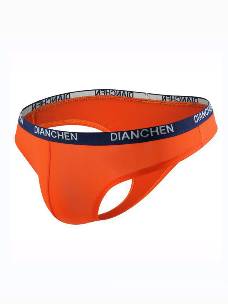 4 Pack Men's Sexy Comfortable Ice Silk Breathable Thong