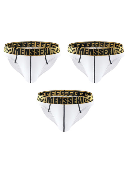 3 Pack Sexy Super Soft Ice Silk Men's Bikini
