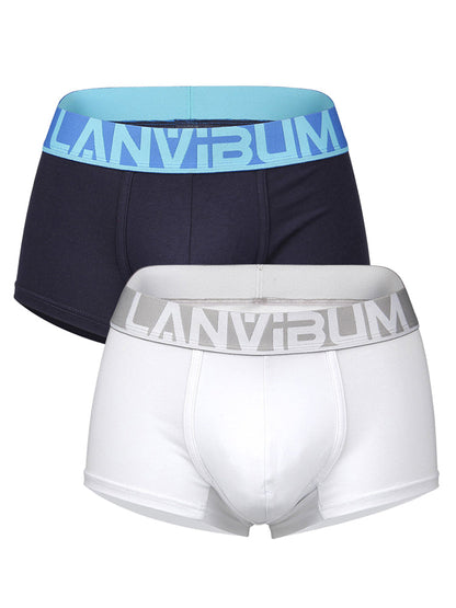 2 Pack Men's Breathable Big Pouch Trunks