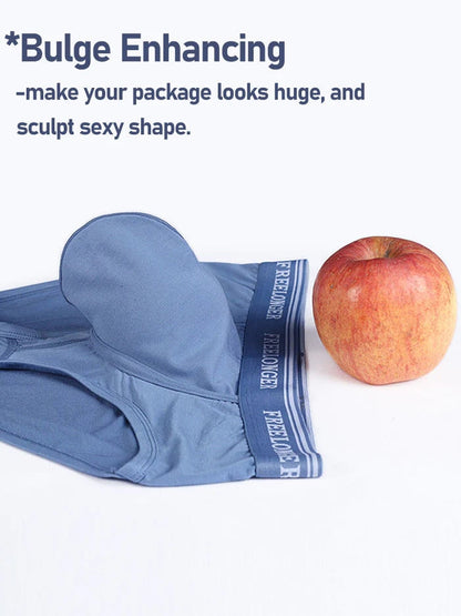 FreeLonger Men's U convex Separate Support Pouch Trunks