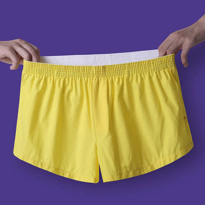 Casual Home Cotton Pouch Breathable Boxer Briefs for Men