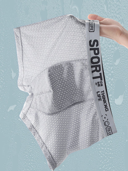 6 Pack Men's Contour Pouch Mesh Trunks