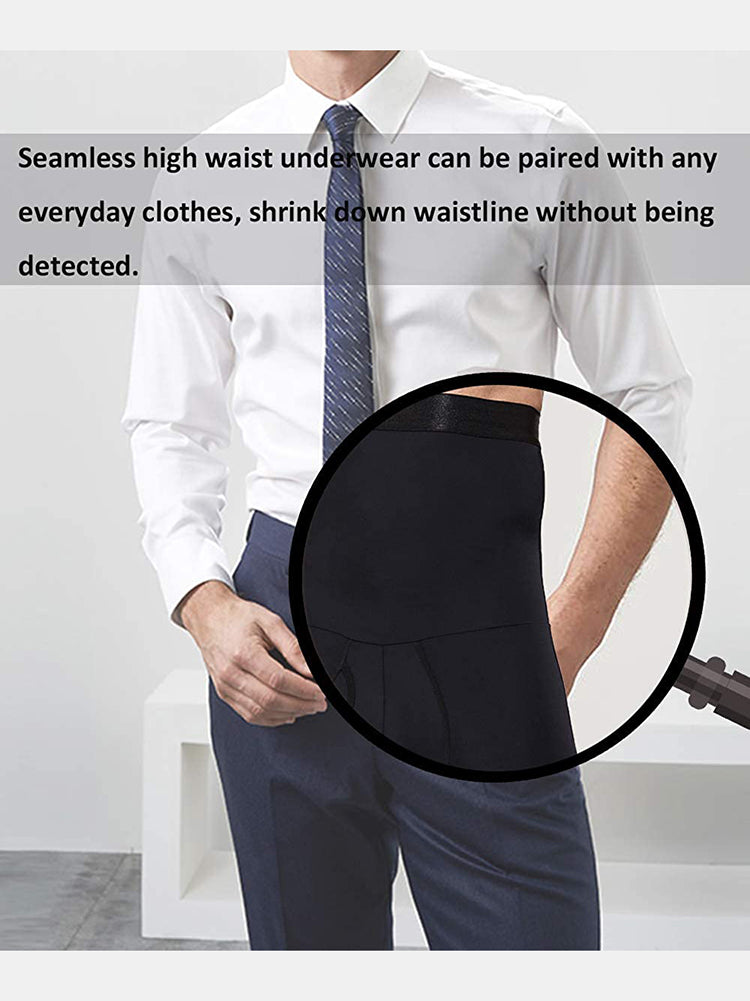 Men's Butt Lift Boxer Briefs with Fly