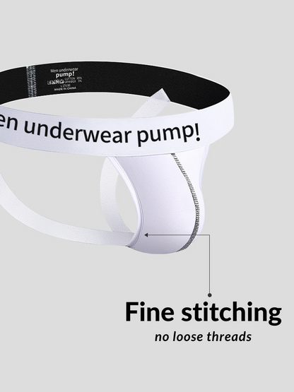 2 Pack Men's Trendy Breathable Sexy Cotton Jockstrap