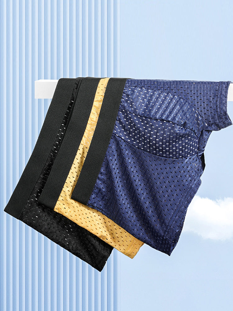Mesh Ice Silk Cool Fresh Men's Trunks