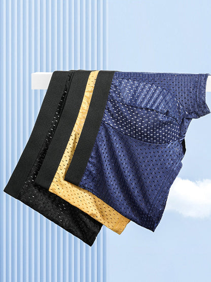 Mesh Ice Silk Cool Fresh Men's Trunks