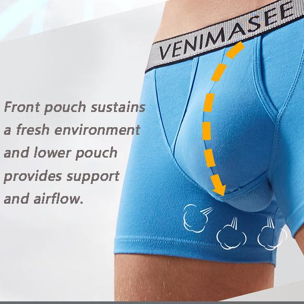 Men's Ball Pouch Cotton Boxer Briefs