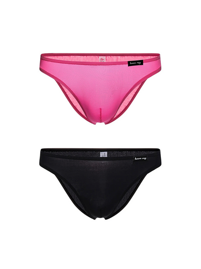 2 Pack Men's Breathable Ultra-thin Bikini