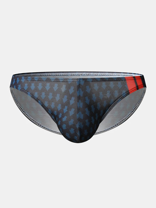2-Pack Men's Letter Printed Sexy Underwear