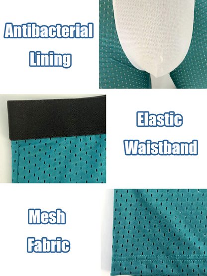 3 Pack Men's Anti-chafing Mesh Long Boxer Briefs