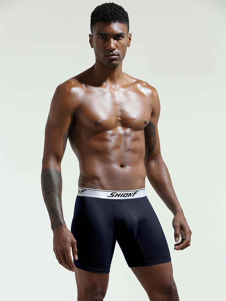 2 Pack Men's Mesh Separate Pouch Boxers Briefs