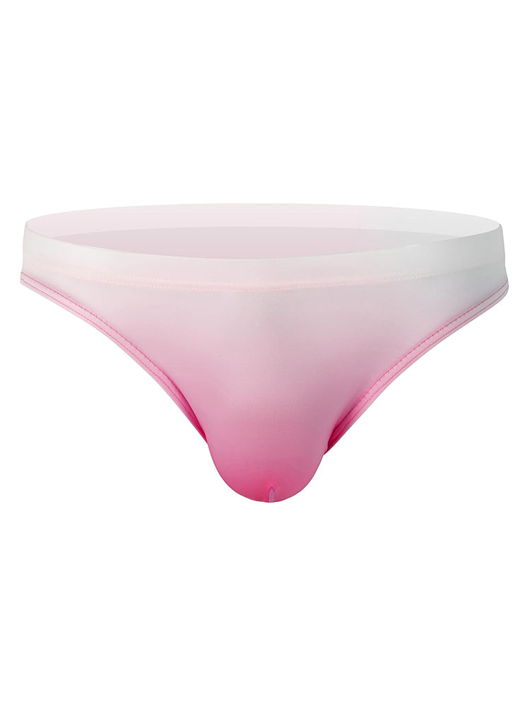 Men's Sensual Silk-Like Loose Gradient Color Bikini