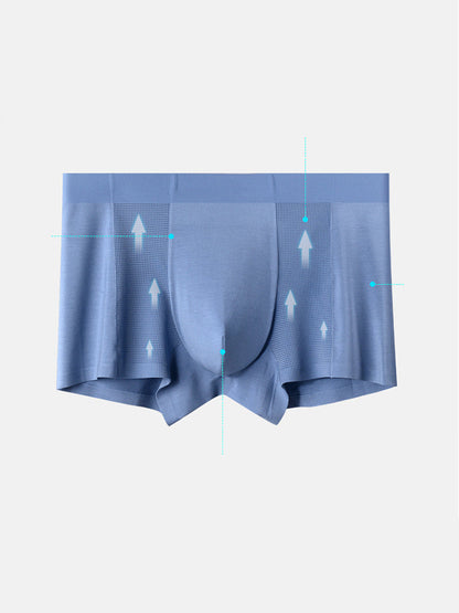 2 Pack Men's Breathable Seamless Modal Trunks