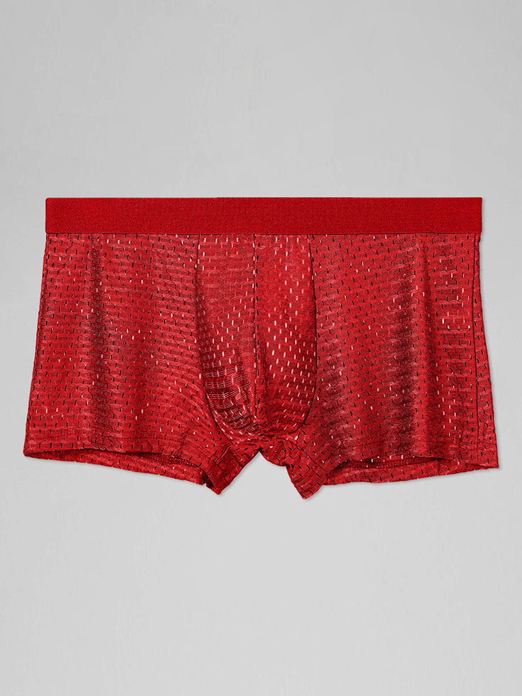 Mesh Ice Silk Cool Fresh Men's Trunks