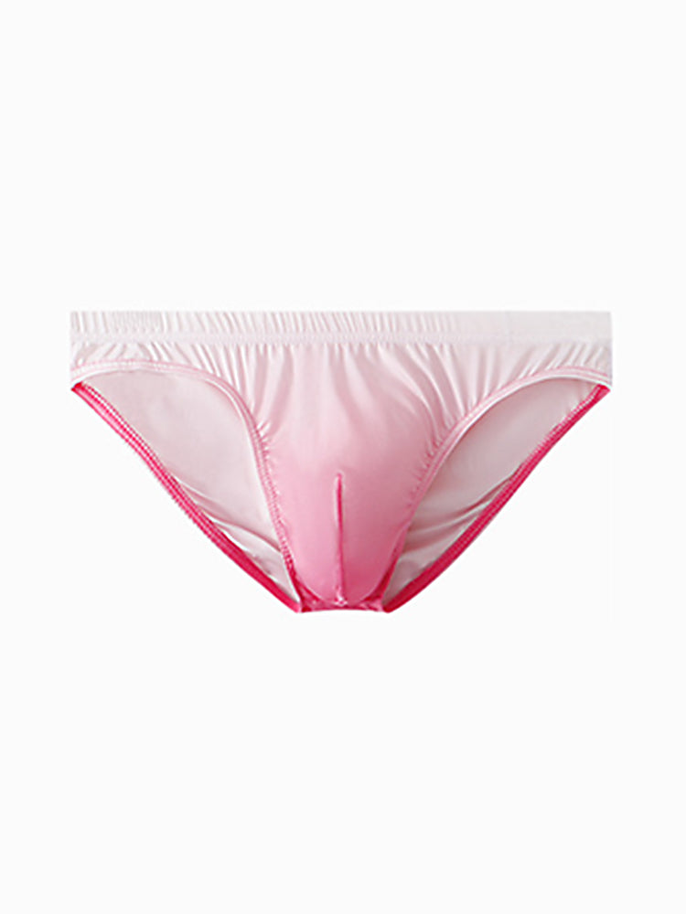 Men's Sensual Silk-Like Loose Gradient Color Bikini