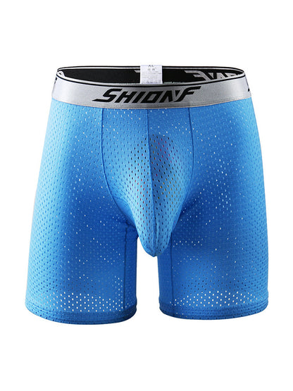 2 Pack Men's Mesh Separate Pouch Boxers Briefs