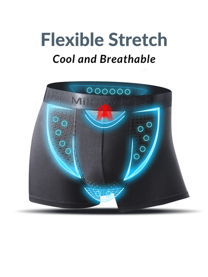 2 Pack Men's Bullet Separation Large Pouch Trunks
