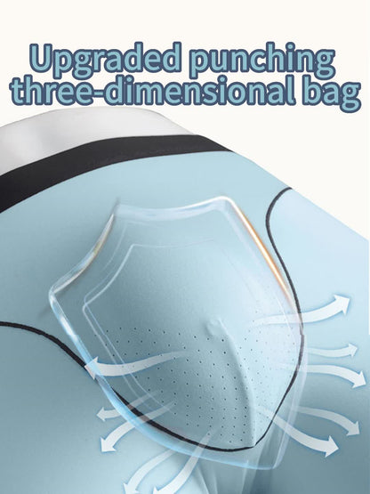 Men's Sports Anti-Chafing Ice Silk Quick-Dry Boxers Briefs & Midway Briefs