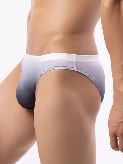 Men's Sensual Silk-Like Loose Gradient Color Bikini