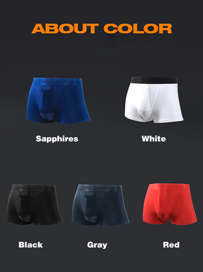 Aoelemen 2 Pack Separate Dual Support Pouch Men's Underwear