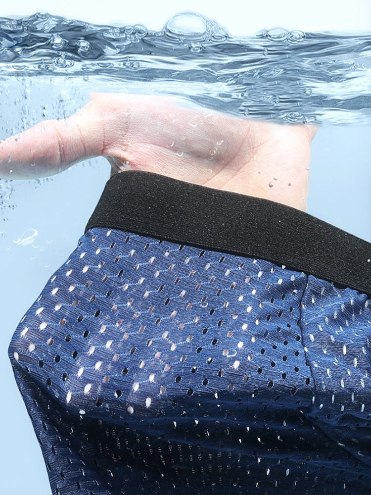 Mesh Ice Silk Cool Fresh Men's Trunks