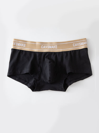 2 Pack Men's Cotton Sexy U-Convex Design Briefs & Trunks