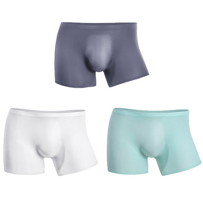 3 Pack Cool Trackless Thin Pouch Men's Trunks