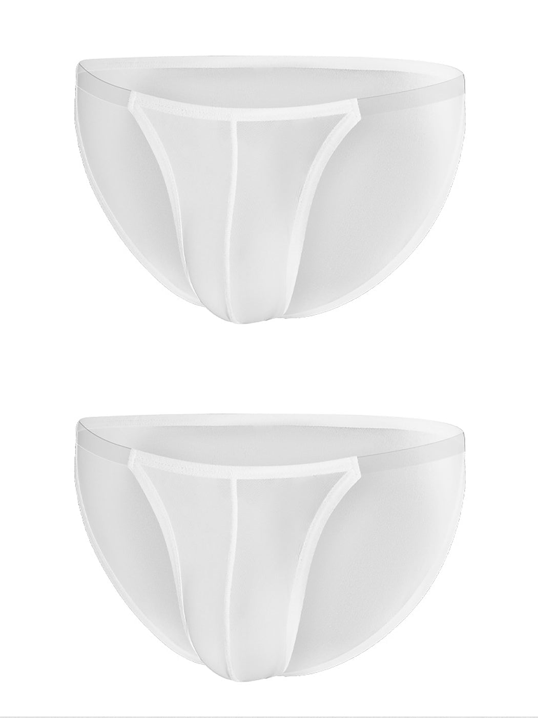 Sexy Spliced Transparent Belt Bikini For Men