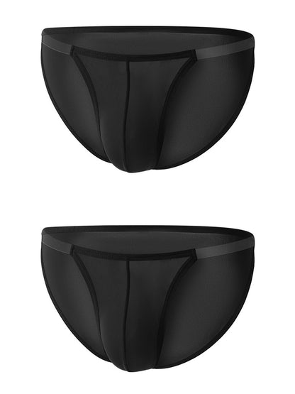 Sexy Spliced Transparent Belt Bikini For Men
