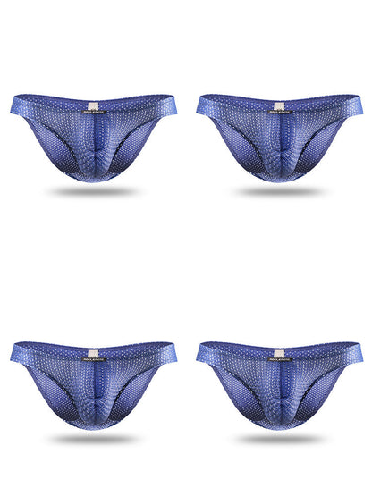 Men's Mesh Ice Silk Breathable Briefs