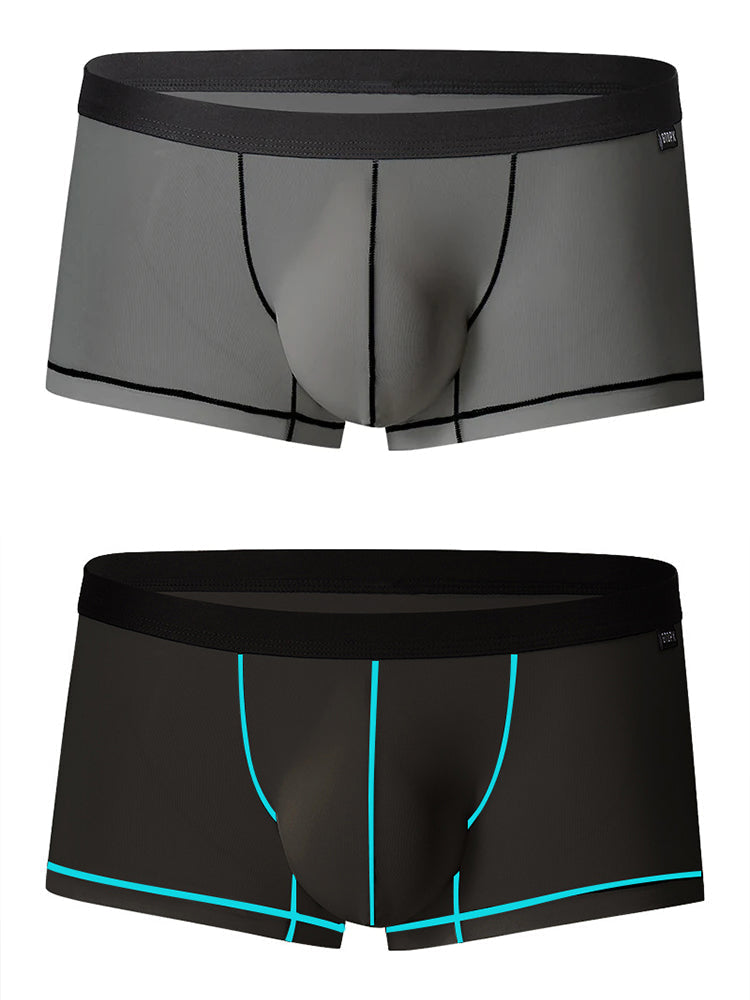 Men's U Convex Cool High Elastic Fabric Trunks