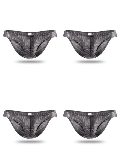 Men's Mesh Ice Silk Breathable Briefs