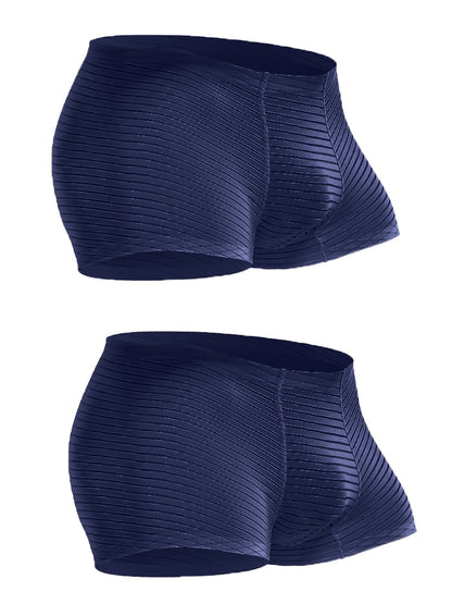 2 Pack Silk Striped Men's Super Thin Underwear