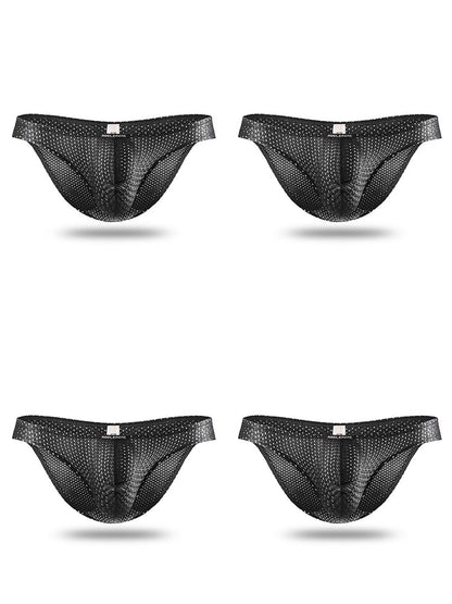 Men's Mesh Ice Silk Breathable Briefs