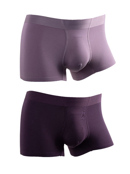 2 Pack Men's Large Pouch Antibacterial Boxer Briefs