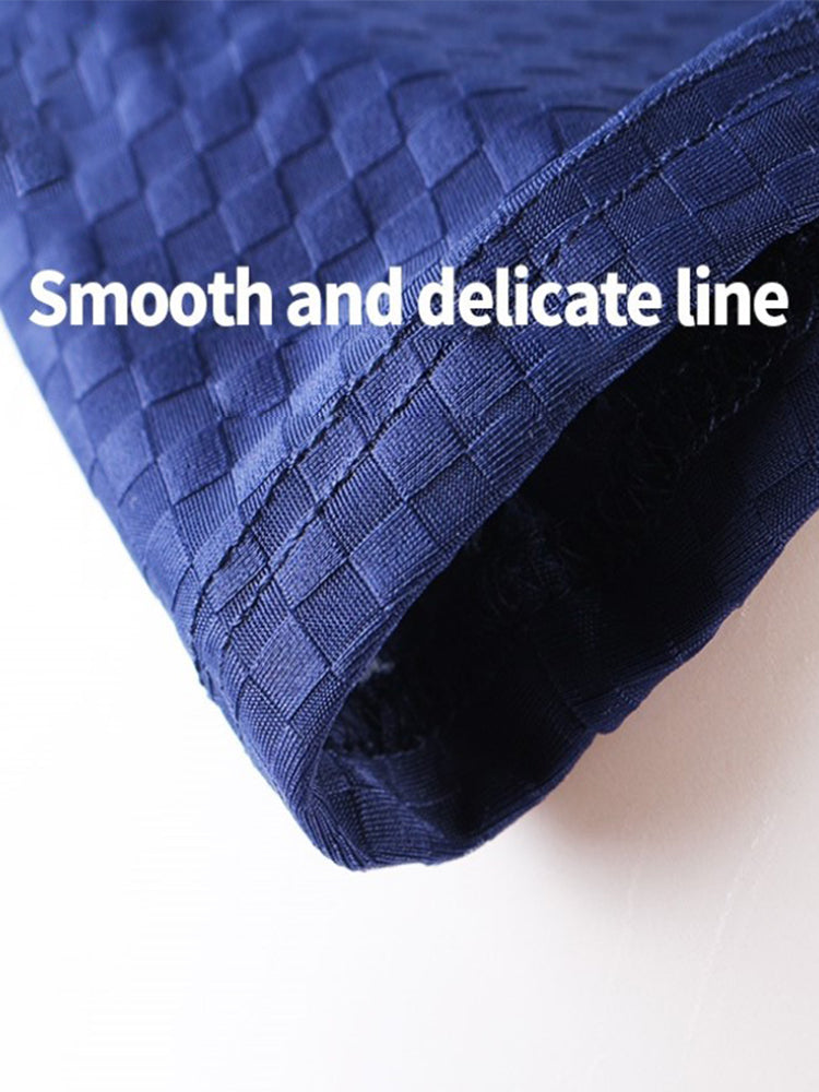 Breathable Grid Ice Silk Men's Underwear