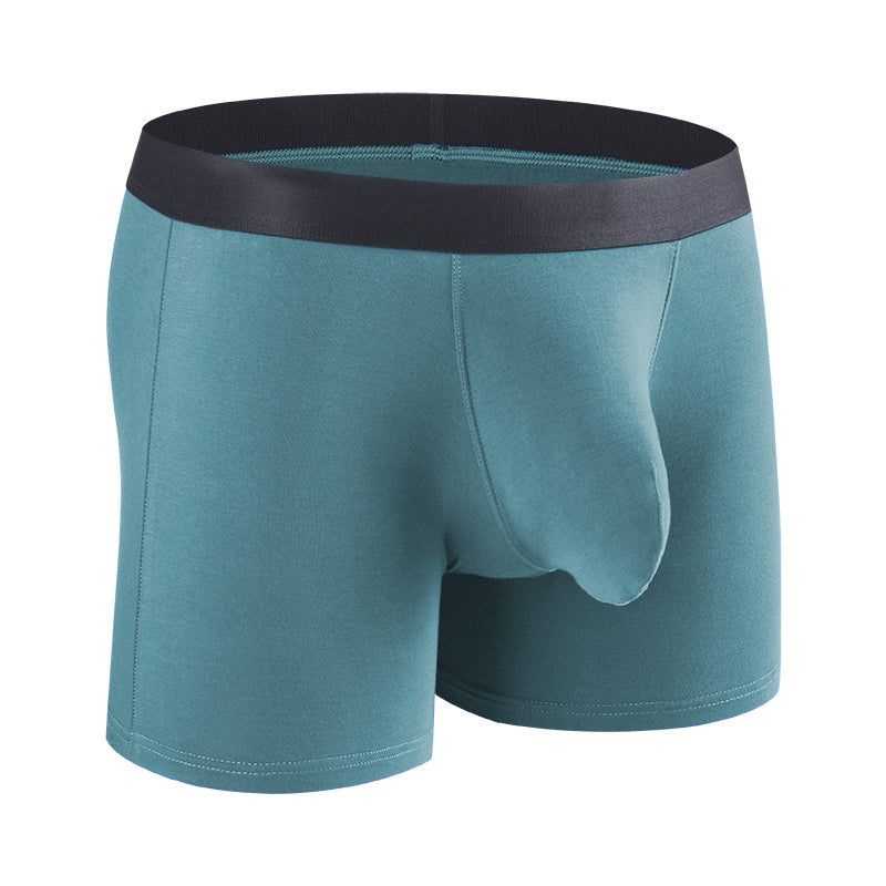 Men's Separate Big Pouch Long Boxer Briefs