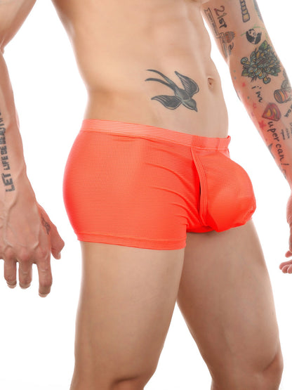 Men's Big Pouch U-convex Trunks with Fly
