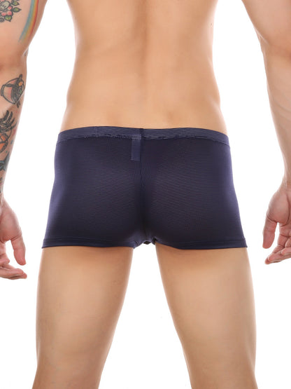 Men's Big Pouch U-convex Trunks with Fly