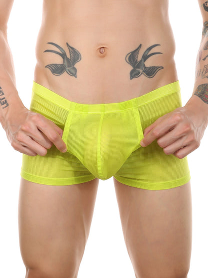 Men's Big Pouch U-convex Trunks with Fly