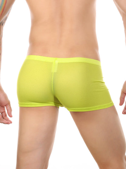 Men's Big Pouch U-convex Trunks with Fly