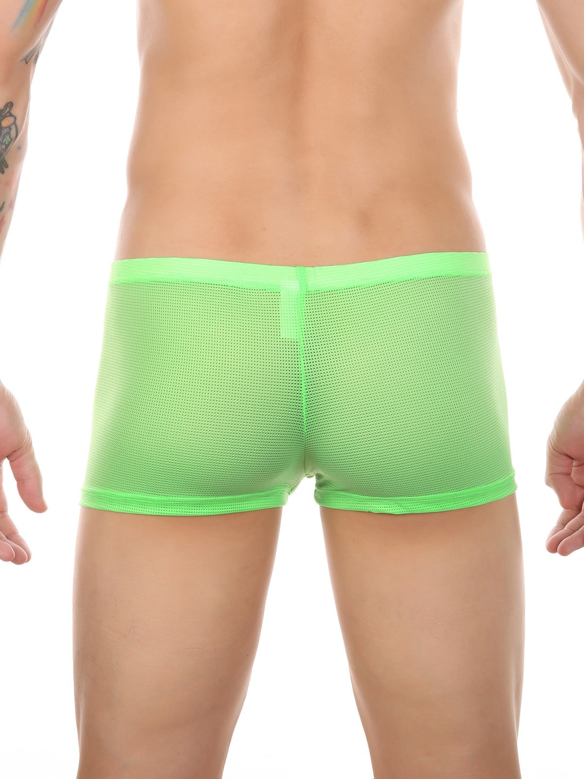 Men's Big Pouch U-convex Trunks with Fly