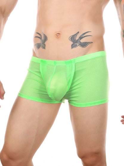 Men's Big Pouch U-convex Trunks with Fly