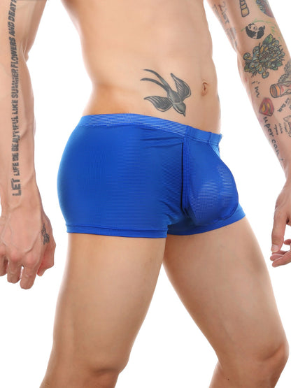 Men's Big Pouch U-convex Trunks with Fly