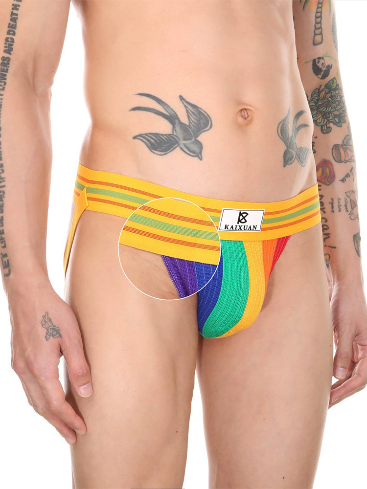 Men's Sexy Jockstrap with Support Pouch