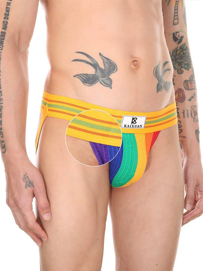 Men's Sexy Jockstrap with Support Pouch