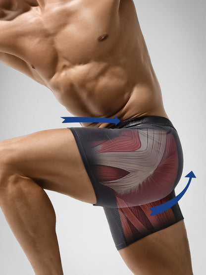 2-Pack Men's Performance Boxer Brief Athletic Underwear